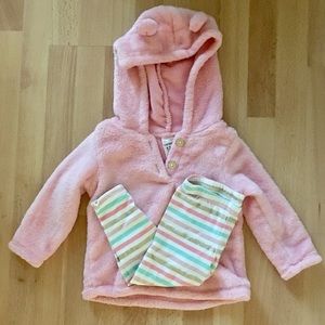 Carter’s Baby Girl Hoodie & Legging Set